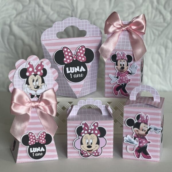 kit festa minnie rosa studio e pdf caixas