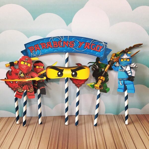 KIT FESTA NINJAGO - ARQUIVO DIGITAL - Imagem 5