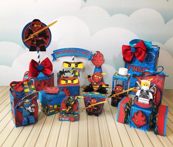 kit festa ninjago arquivo digital decoracao festa ninjago 1