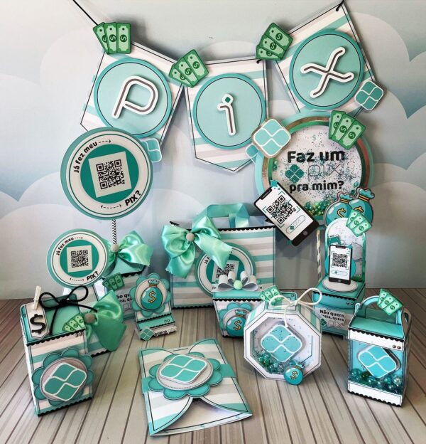 kit festa pix arquivo digital kit decoracao de festa
