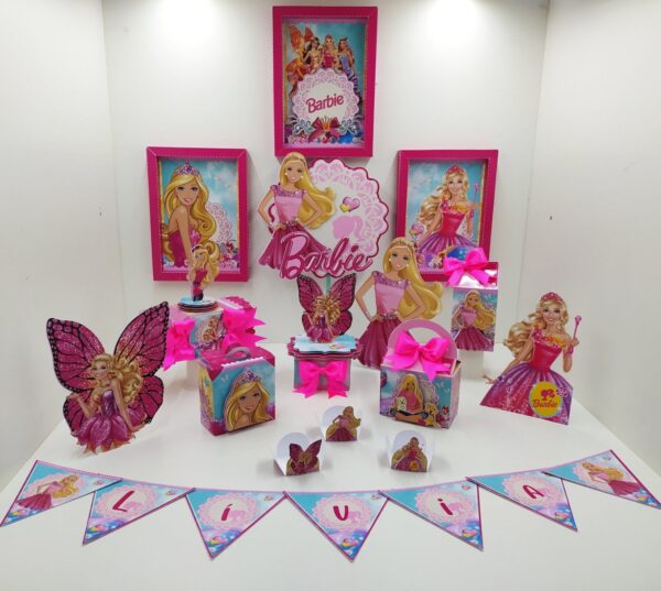 kit festa pronta barbie arquivo digital kit festa infantil