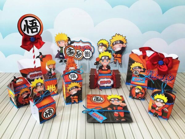 kit festa pronta naruto arquivo digital festa pronta