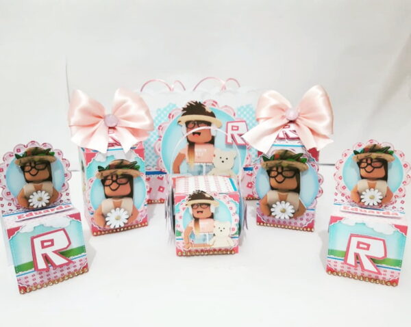 Kit Festa Roblox Menina - Arquivo Digital - Imagem 2