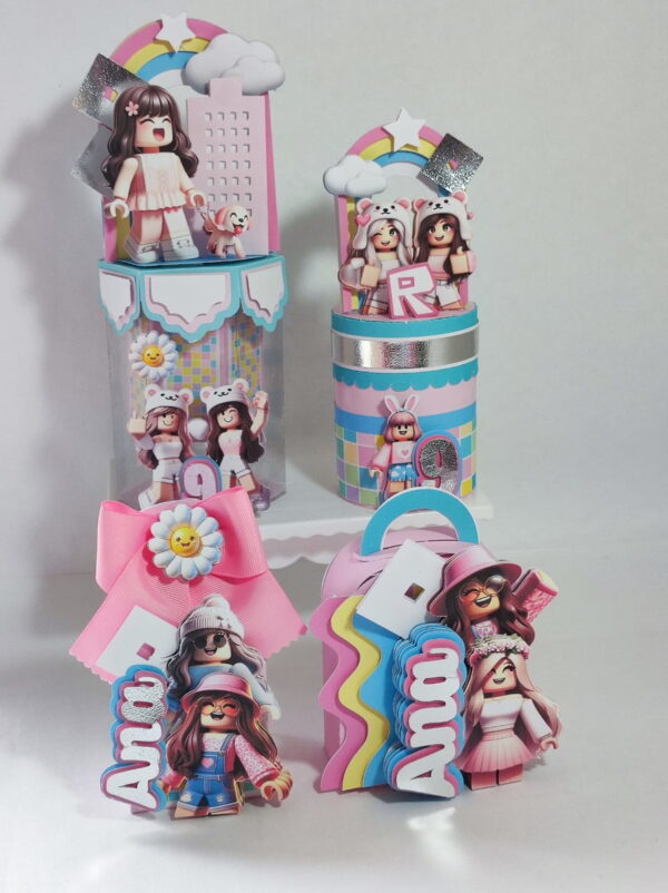 Kit Festa Roblox Menina - Studio e pdf - Imagem 2