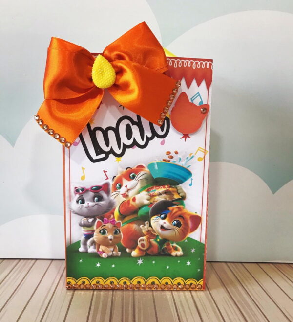 Kit Festa Só um bolinho 44 Gatos Menino - Arquivo Digital - Imagem 3