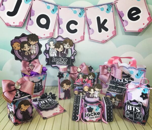 kit festa so um bolinho bts cute arquivo digital kit festa so um bolinho bts cute