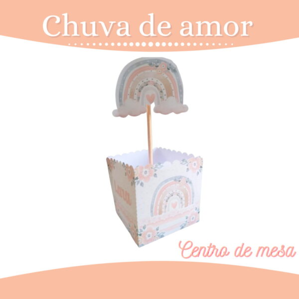 Kit Festa Só Um Bolinho Chuva De Amor - Arquivo Digital - Imagem 2