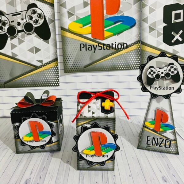 Kit Festa Só um bolinho Playstation - Arquivo Digital - Imagem 4