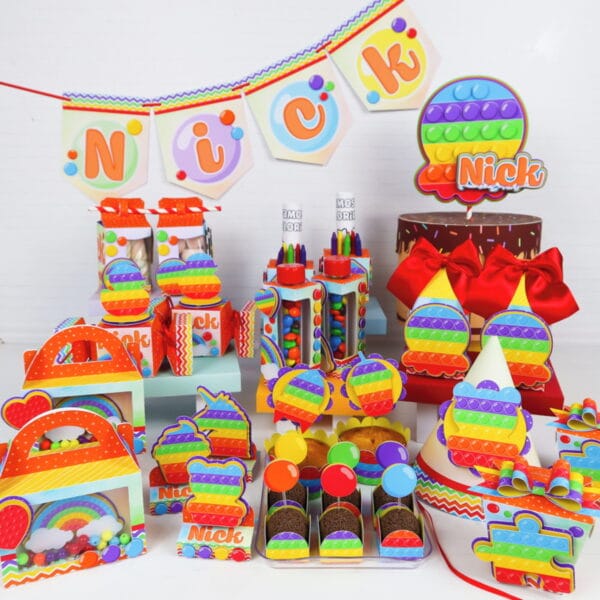 kit festa so um bolinho pop it menino arquivo digital kit festa pop it menino