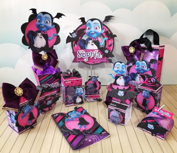 kit festa so um bolinho vampirina arquivo digital kit festa