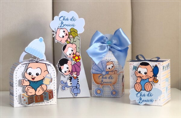 kit festa turma da monica baby studio caixa bala