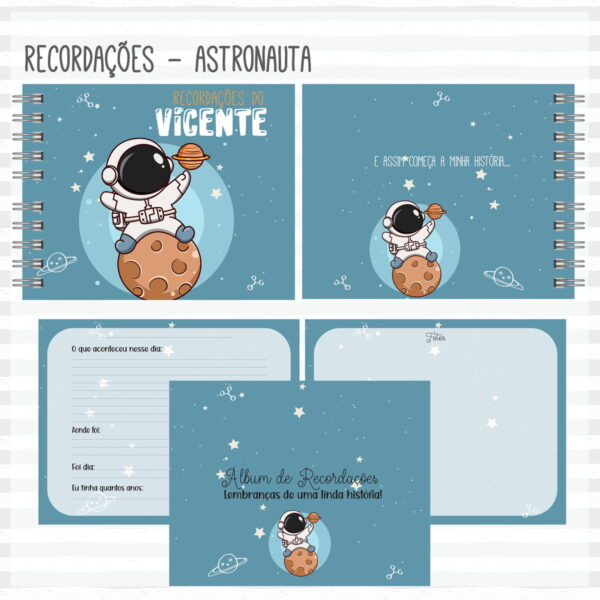 kit maternidade astronauta menino arquivo digital kit encadernacao