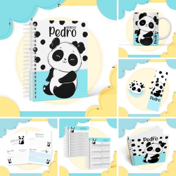 kit maternidade panda menino arquivo digital anotacoes 1