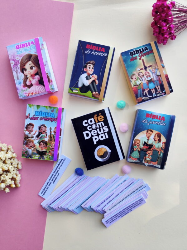 kit mini biblia religioso versiculos pdf e png papel e scrapbook