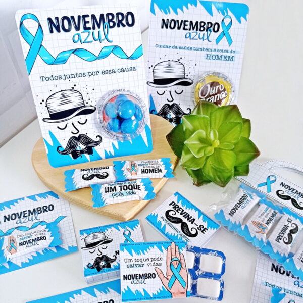 kit novembro azul arquivo digital caixas