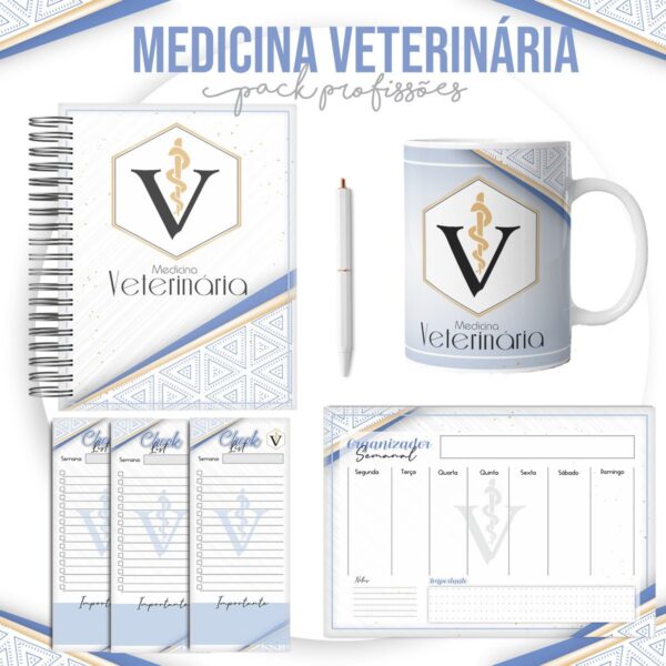 Kit para Encadernação Medicina Veterinária - Arquivo Digital - Imagem 3