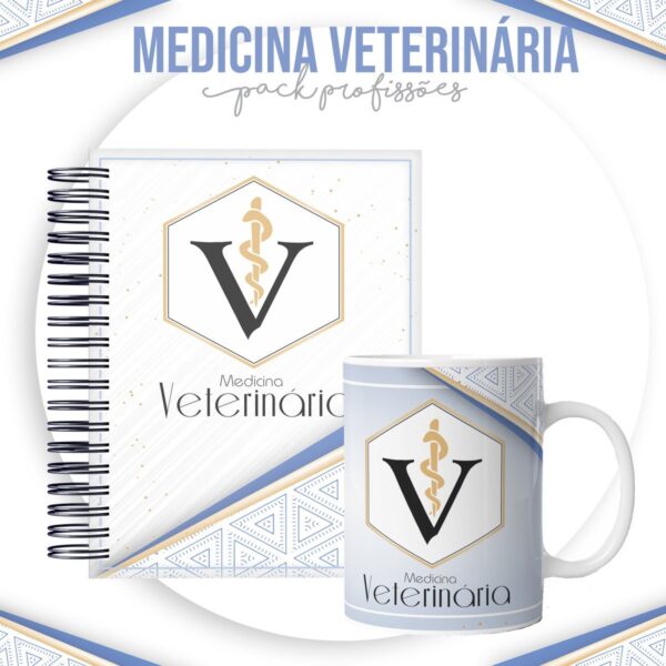 kit para encadernacao medicina veterinaria arquivo digital papel e cia 1