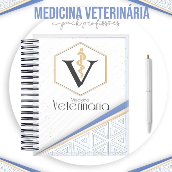 Kit para Encadernação Medicina Veterinária - Arquivo Digital - Imagem 2