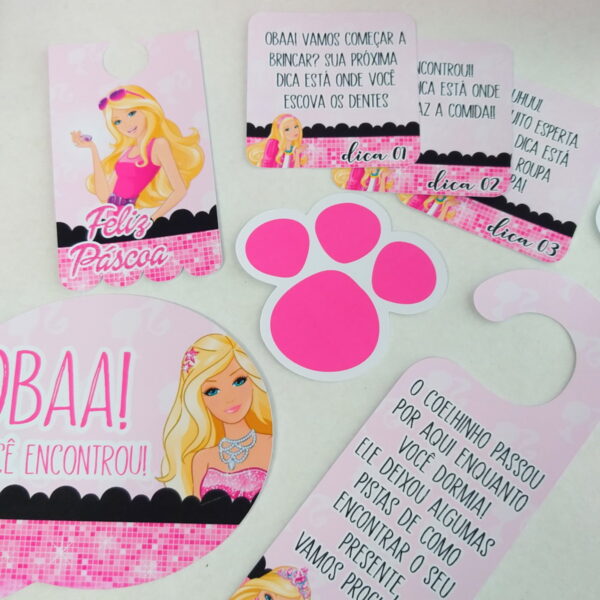 Kit Páscoa Barbie - Arquivo Digital - Imagem 3