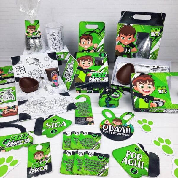kit pascoa ben 10 arquivo digital kit pascoa