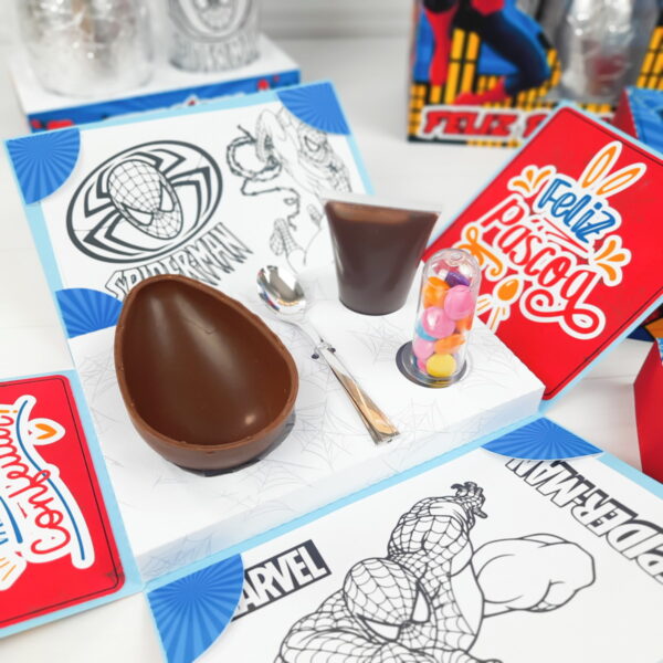 Kit Páscoa Homem Aranha - Arquivo Digital - Imagem 2