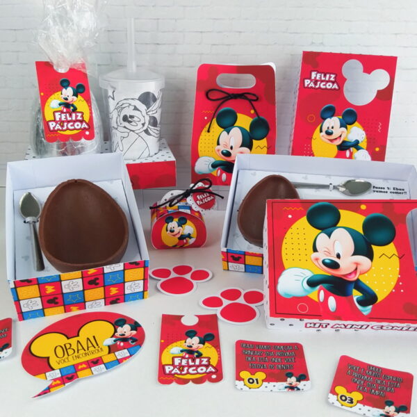 kit pascoa mickey arquivo digital arquivo de corte kit pascoa