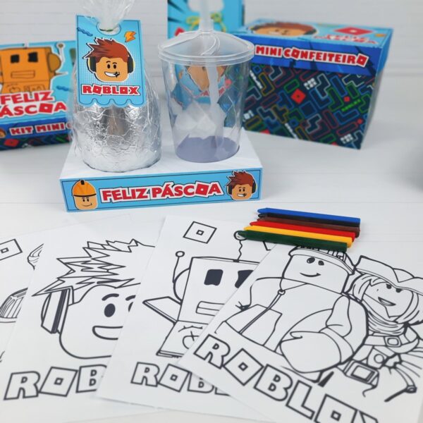 Kit Páscoa Roblox - Arquivo Digital - Imagem 3