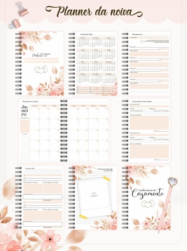 Kit Planner da Noiva - Arquivo Digital - Imagem 2