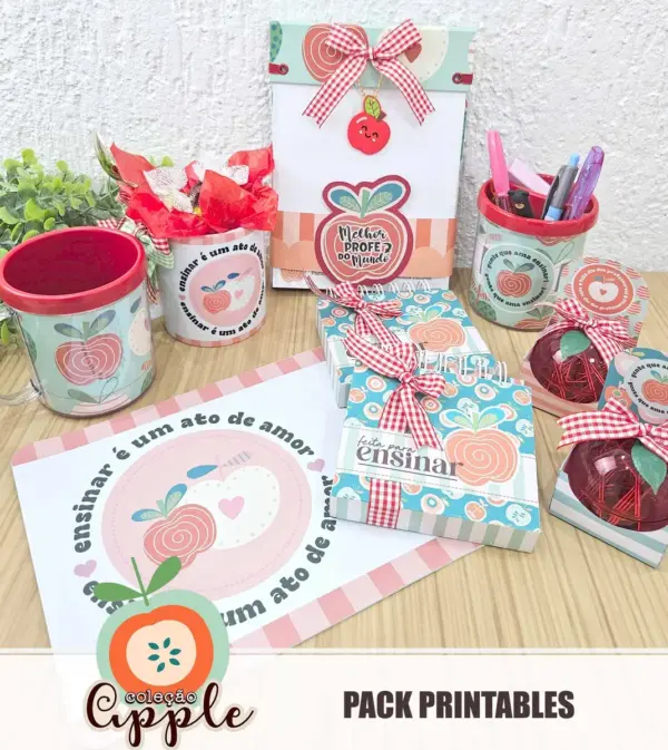 Kit Professores Polly Arquivo Digital para Scrapbooking