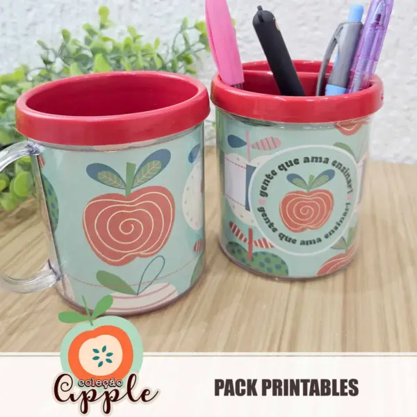 Kit Professores Polly Arquivo Digital para Scrapbooking