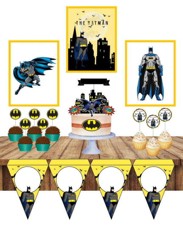 kit so um bolinho batman arquivo digital papelaria