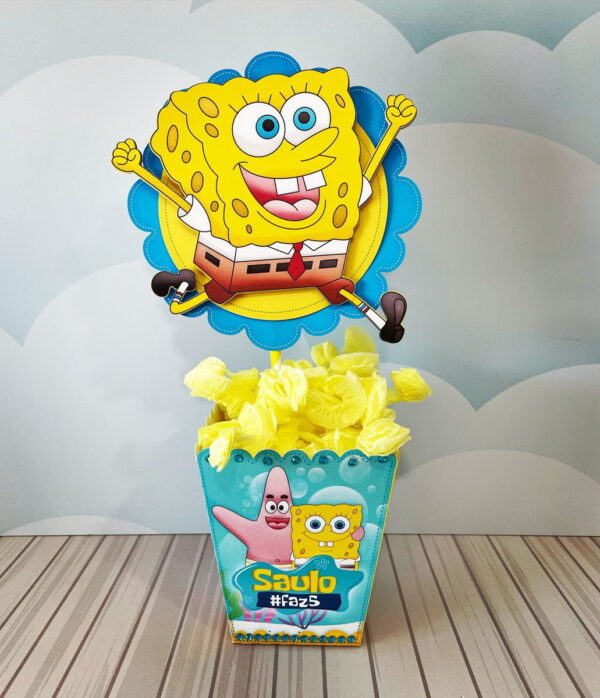 Kit Só um bolinho Bob Esponja - Arquivo Digital - Imagem 3