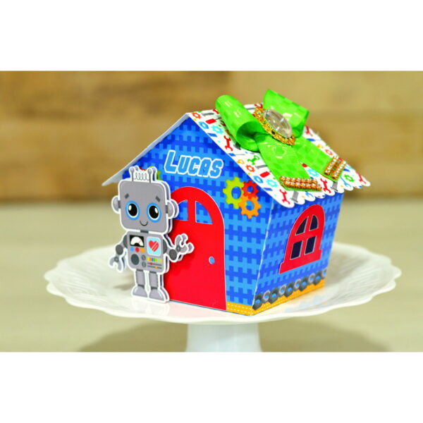 Kit Só um bolinho Robozinho - Arquivo Digital - Imagem 2