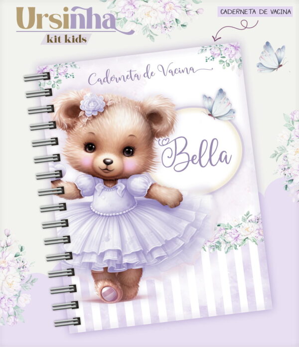 Kit Ursinha Lavanda - Arquivo Digital - Imagem 2