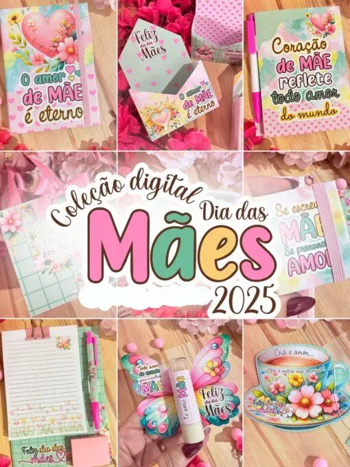 Kits de Papelaria para Dia das Mães - Download PDF