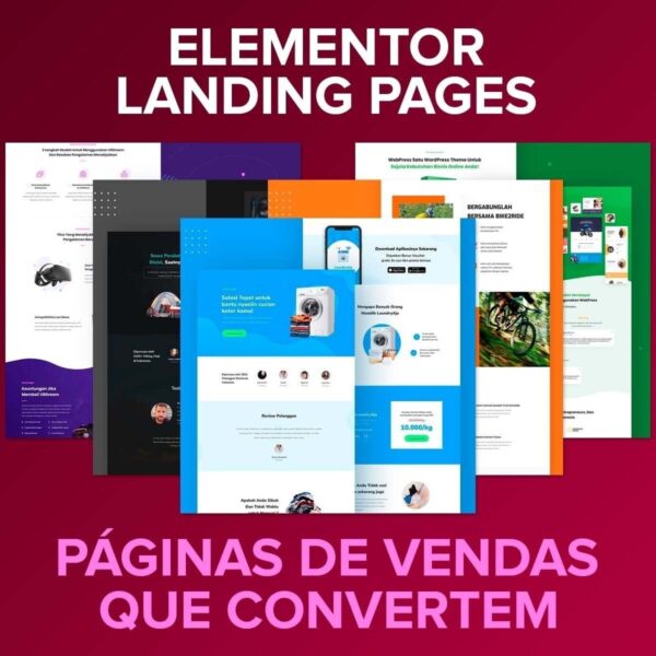 Landing Pages Elementor +150 Páginas De Vendas Wordpress
