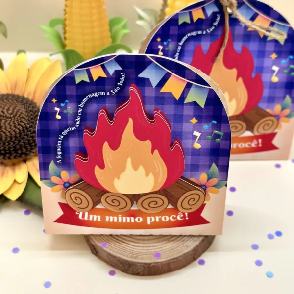 Lembrancinha Festa Junina São João Bombom Paçoca Balinha