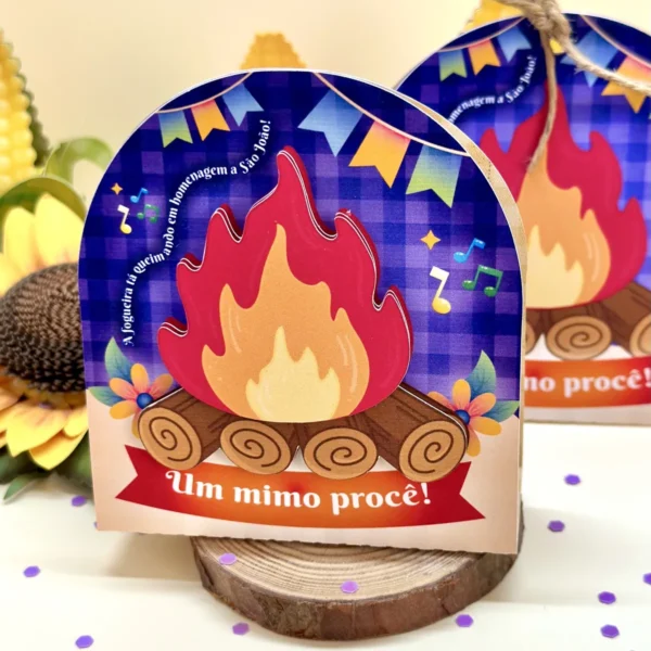 Lembrancinha Festa Junina São João Bombom Paçoca Balinha