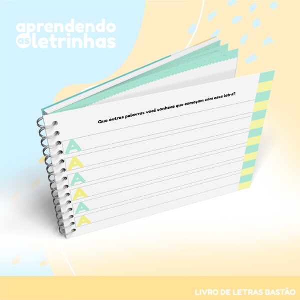 Livro de Atividades Letras Bastão - Arquivo Digital - Imagem 4