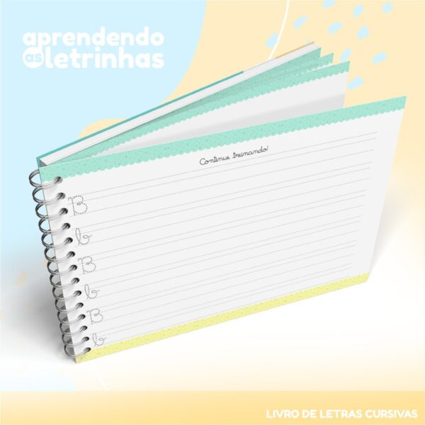 Livro de Atividades Letras Cursivas - Arquivo Digital - Imagem 4