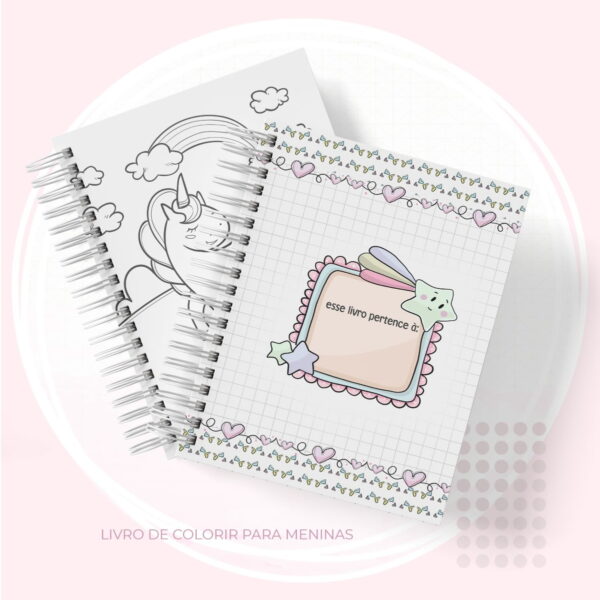 Livro de Colorir Menina - Arquivo Digital - Imagem 3