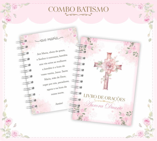 Livro de Orações A6 Menina - Arquivo Digital - Imagem 4