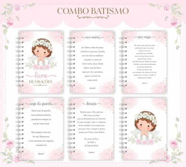 Livro de Orações A6 Menina - Arquivo Digital - Imagem 2