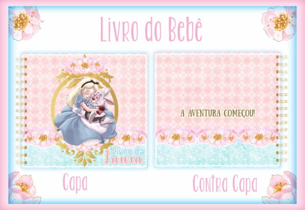 livro do bebe alice no pais das maravilhas arquivo digital diario do bebe