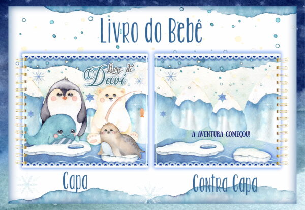 livro do bebe amigos do gelo arquivo digital livro de recordacoes