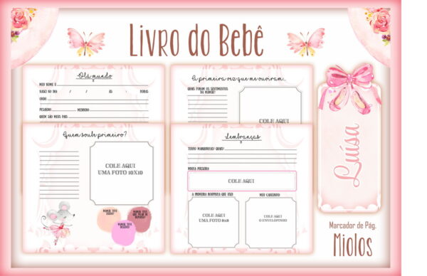 Livro do Bebê Bailarina - Arquivo Digital - Imagem 2