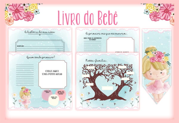 Livro do Bebê Bailarina II - Arquivo Digital - Imagem 2