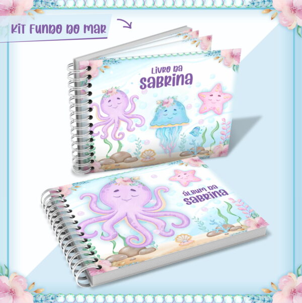 Livro Do Bebê Bichinhos No Mar - Arquivo Digital - Imagem 2