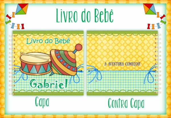 livro do bebe bosque brinquedos arquivo digital nascimento