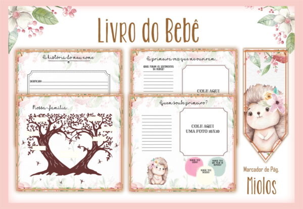 Livro do Bebê Bosque Encantado - Arquivo Digital - Imagem 2